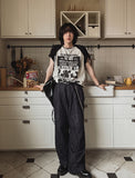Age Raglan overfit short sleeve t-shirt