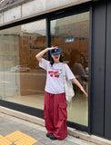 Friendy Tomato Printing Short Sleeve Tee