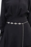 Abyss Silver Chain Belt