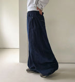 Velvis Pintuck Rivet Corduroy Wide Pants