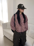 Adic Double Pocket Pintuck Cargo Two-Way Long Wide Jogger Pants
