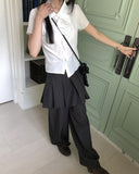 Rose Leather Bokjori Crossbody Bag