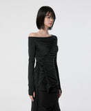 Handmade Twisted One-Shoulder Long Sleeve