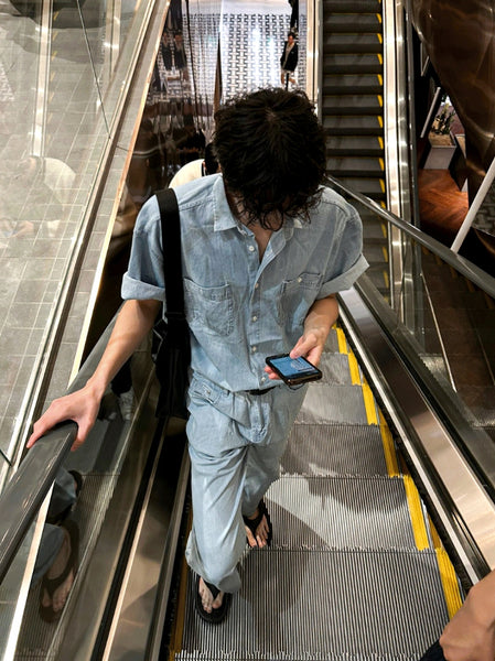 【COSYHARU】Summer semi-wide denim pants COSYHARU (コシハル) - サマーセミワイドデニムパンツ / Summer