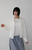 STRAP HIGH NECK BLOUSON