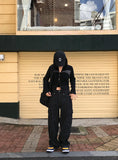 2WAY BLOCK KNIT ZIP-UP