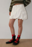 (with underpants) BALLOON POCKET MINI SKIRT