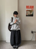 Felmo Star Cotton Balloon Wide Pants