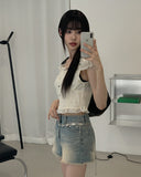 Monaca Lace Frill Blouse