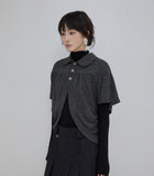 Cape Draped Cardigan