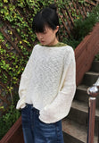 BOAT NECK LAYER KNIT