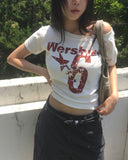 Chaper Rivet Buckle Leather Shoulder Bag