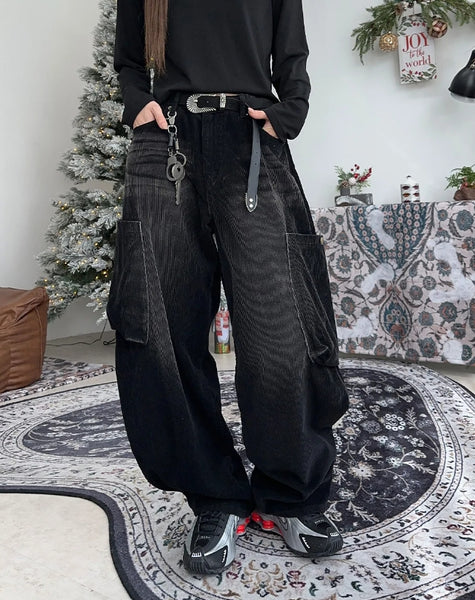 ゴロリ SATIIIZ (サティーズ) - ロダンウォッシュ加工コーデュロイ