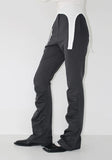 DRAPE SHIRRING BOOTCUT SLACKS
