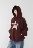 STAR CORDUROY HOODIE