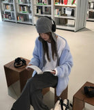 MOHAIR POCKET ZIP-UP