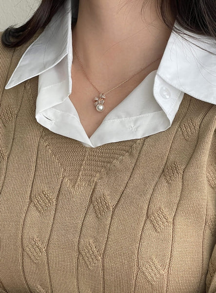 【Aimerさん着用✨️】MARC JACOBS ゴールド リボンバ ングル コレカラ colleca la メタルリボンスライダーネックレス/ループタイ