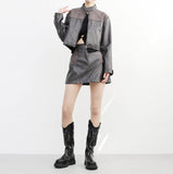 Anderson Leather Skirt