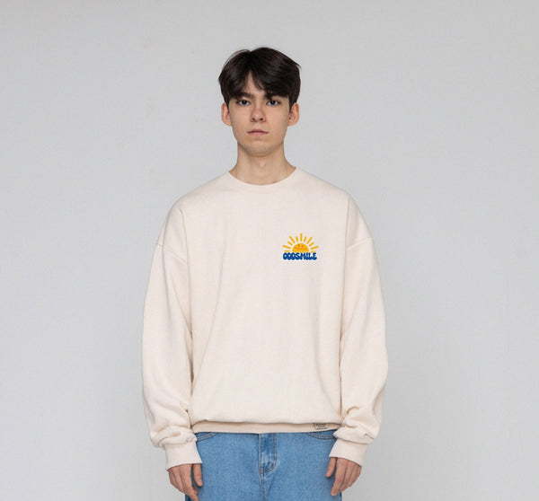 [GRAVER]★ODDSMILE SUN SMILE SWEATSHIRT GRAVER(グレーバー) - ODDSMILEサンスマイルスウェットシャツ
