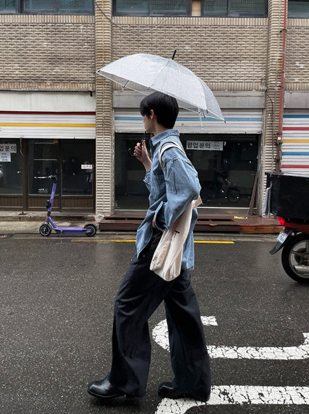 【COSYHARU】Cope two-tuck wide half banding slacks COSYHARU (コシハル) - コープツータックワイドハーフ