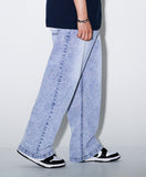 Bulky Wide Denim Pants