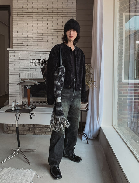 【2plan】Bent brush wide denim 2plan (ツープラン) - ベントブラッシュワイドデニム / Bent