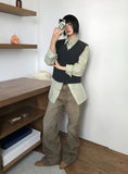 CRACK LEATHER VEST