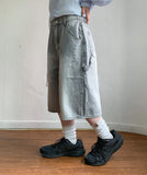 Gochen Carpenter Denim Bermuda Pants