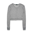 ESSENTIAL CROP CARDIGAN