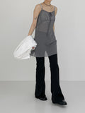 049 Semi Bootcut Cotton Pants