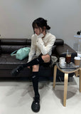 SHIRRING KARA ZIP UP
