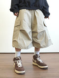 Amekaji Loose Cargo Crop Pants