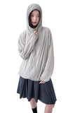 AIRY HOODED WINDBREAKER