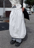 POCKET COTTON PUMPKIN SKIRT