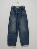 229 Embo Curved Wide Denim