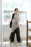 All-day rivet parachute pants