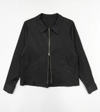 DENNY SILKY SHIRTS ZIP UP