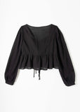 SHIRRING STRAP BL SH