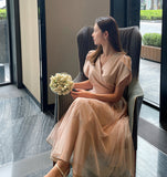 S/S Acid Puff Flare Sha One Piece