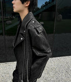 Aging Washed Rider Jacket