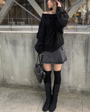 Solzy off shoulder knit