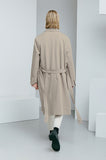 Minimal Open Line Trench Coat Man