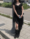 Shuri Puff Lace Short Sleeve Blouse