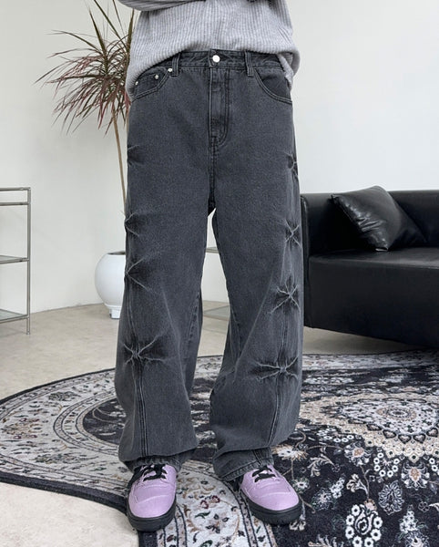 SATIIIZ (サティーズ) - バイプXカーブデニムパンツ / Bype X Curved