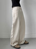 (Unisex) Rear Bijou Cotton Pants