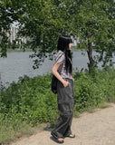 Enha Check Hood String Shirt