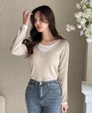 Ally Layered V-Neck Knit