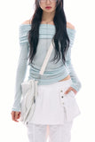 Aether stretch off-shoulder top