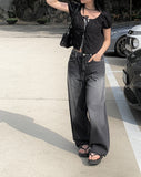 Empo Cut Washing Balloon Wide Pants