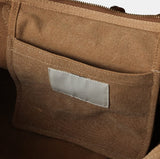 Tero Canvas Leather Duffle Bag